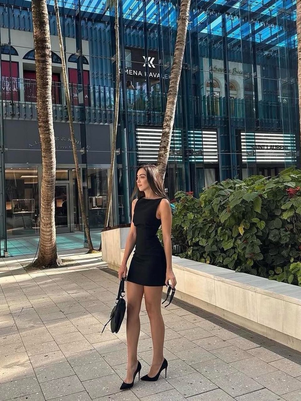 NWOT Meshki Angela Boatneck Suiting Mini Black Dress XS